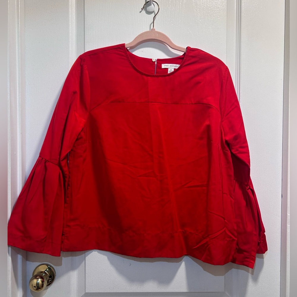 Vibrant Red Shirt